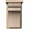 Ekena Millwork Yorktown Rough Sawn Corbel w/Backplate, Douglas Fir, 8"W x 10"D x 14"H COR08X10X14YOR01RDF - alternate 4